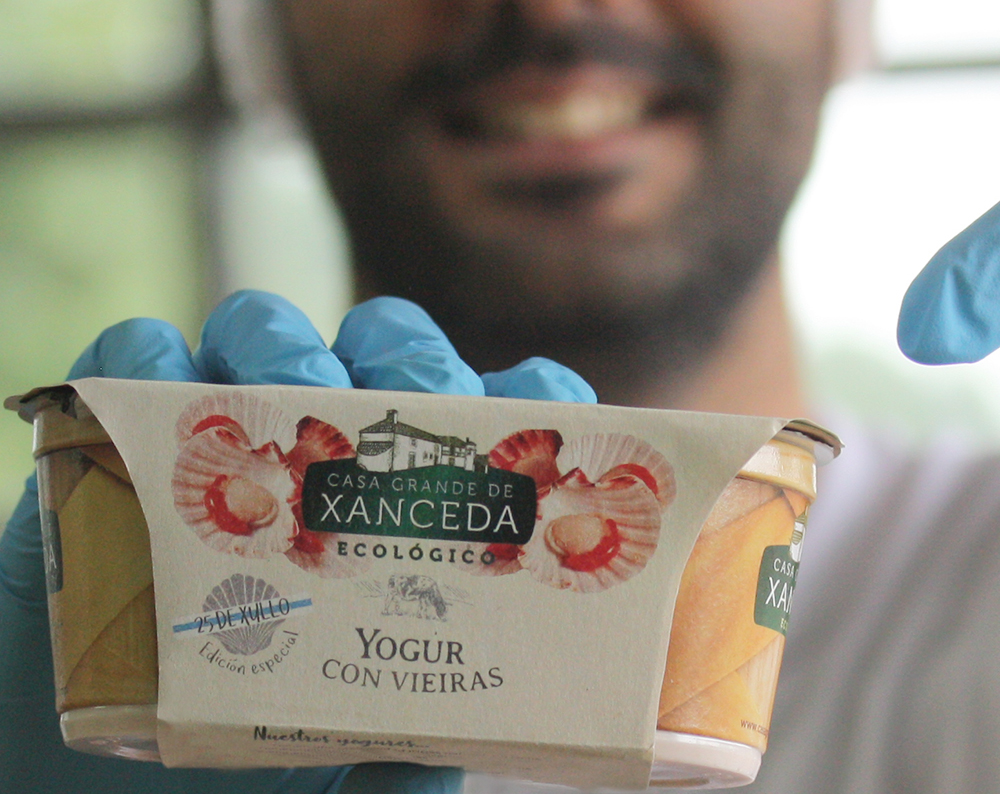 Fabricando yogur ecológico con vieiras